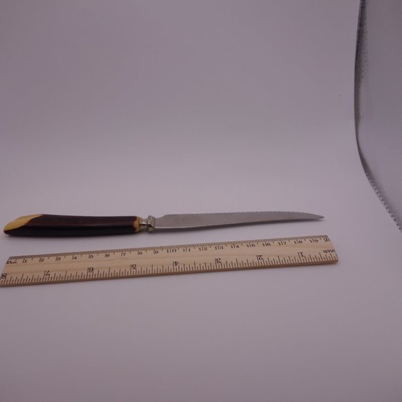 Vintage Glo-Hill Stainless Steel Made in Canada Fork and Knife Set with Box - Picture 11 of 15